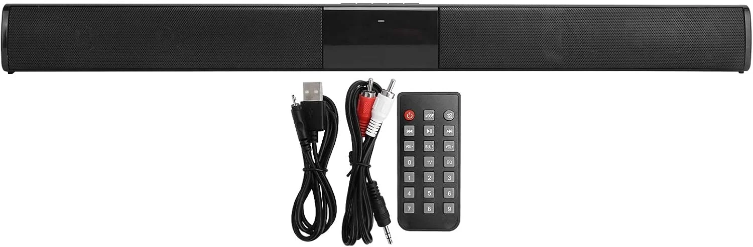 اسپیکر بلوتوثی بی‌سیم، اسپیکر استریو قابل حمل، سیستم صوتی مینی سینمای خانگی، با کنترل از راه دور، برای خانه، تلویزیون، بلندگوها