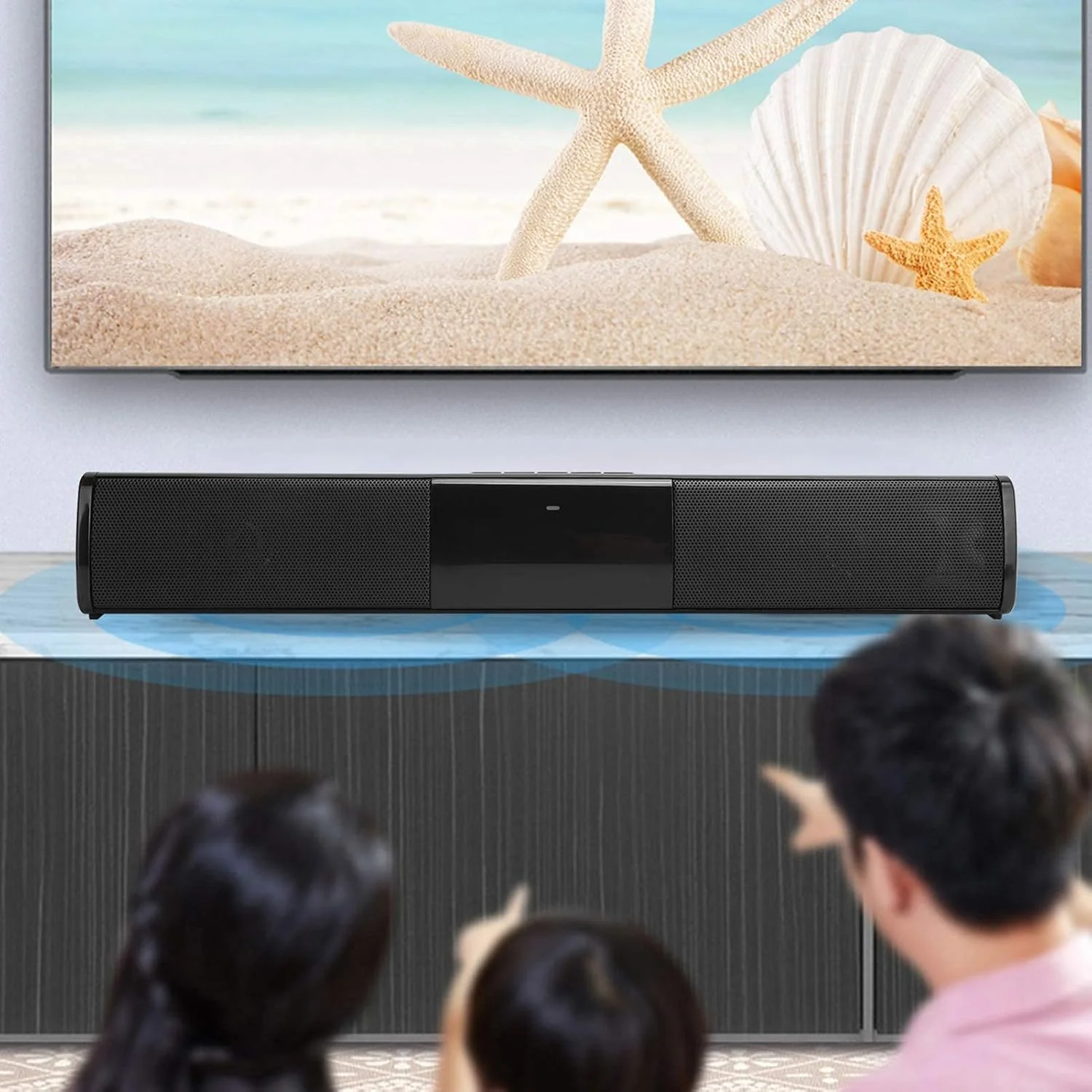 اسپیکر بلوتوثی بی‌سیم، اسپیکر ساب‌ووفر استریو قابل حمل، سیستم مینی سینمای خانگی، برای خانه، تلویزیون، کامپیوتر