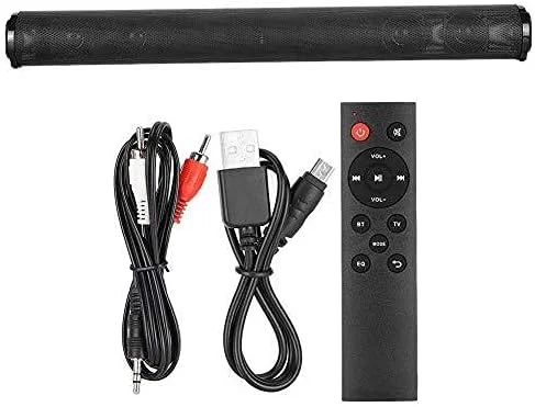 ساندبار بلوتوث، ساندبار بلوتوثی قابل حمل 5.0 بی سیم تلویزیون، بلندگوی استریو سه بعدی سینمای خانگی با کنترل از راه دور برای تلویزیون، تلفن هوشمند، کامپیوتر، تبلت و غیره