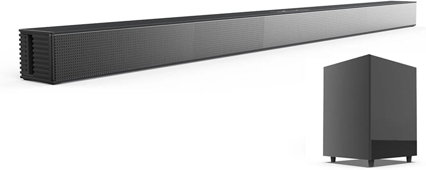 اسپیکر بلوتوثی ساندبار اکو وال سیستم صوتی مستقل ساب ووفر اکتیو کامپیوتر ساندبار مرکز موسیقی سینمای خانگی برای تلویزیون با بلوتوث