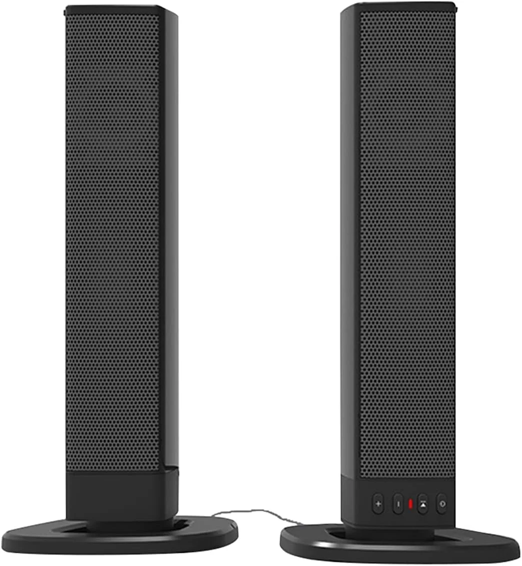 اسپیکر بلوتوثی بی‌سیم 20 واتی، ستون اسپیکر تلویزیون، سیستم صوتی استریو USB AUX MP3 برای تلویزیون با بلوتوث