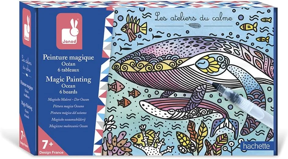 نقاشی جادویی اقیانوس مهمانی Janod J07990، چند رنگ، یک سایز