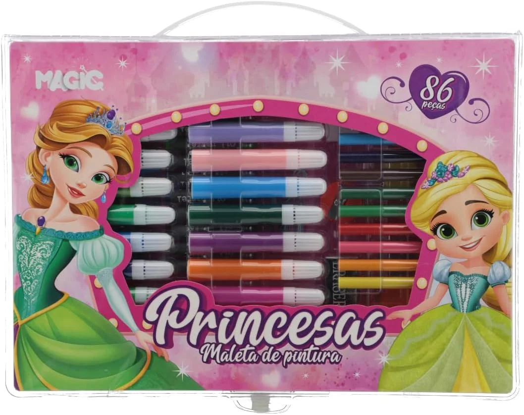 کیف نقاشی مدرسه پرنسس ۸۶ تکه