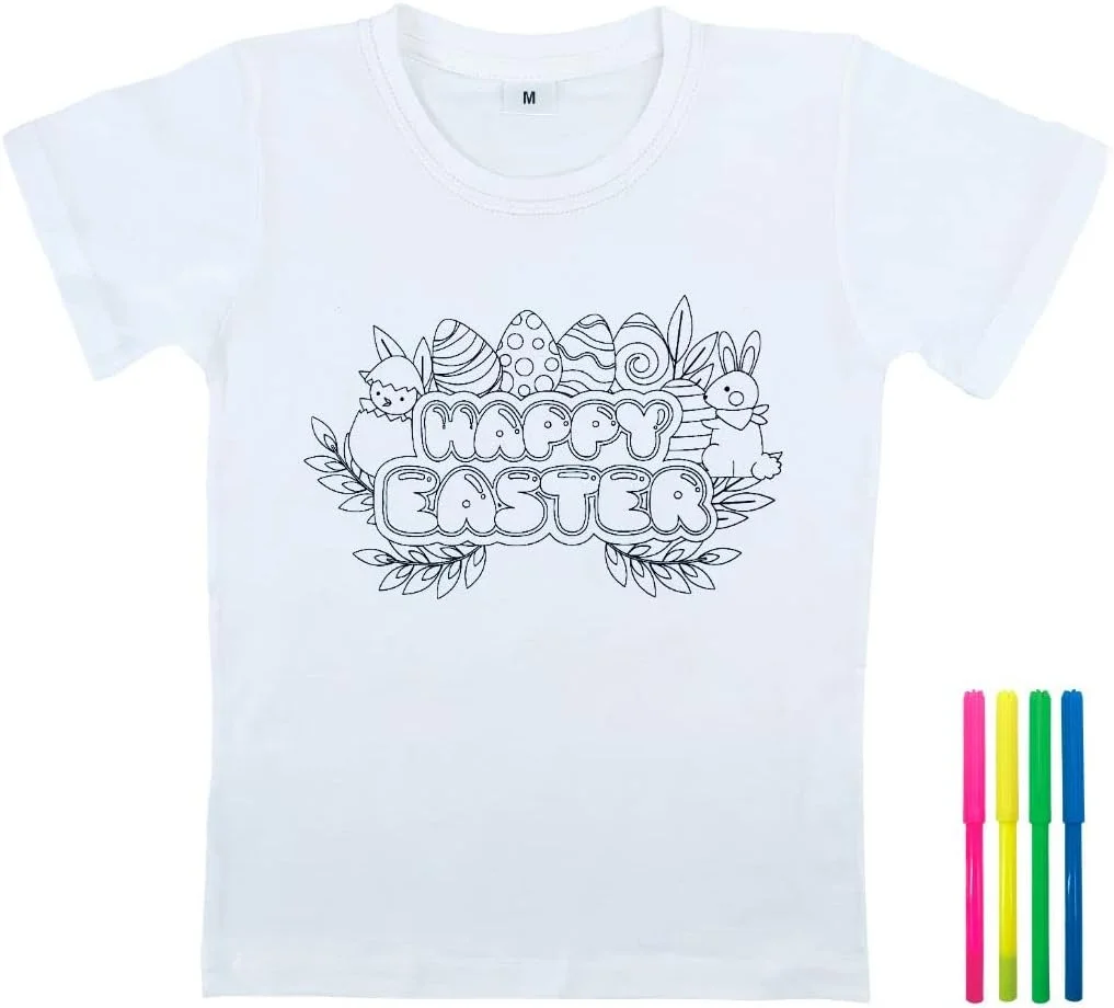 تی شرت نقاشی DIY جشن ایستر Party Magic سایز مدیوم