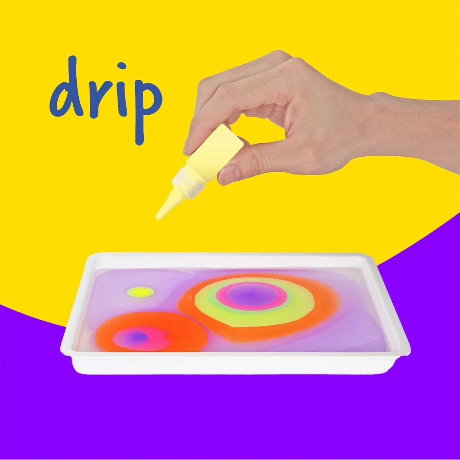 رنگ آمیزی ابر و باد برای کودکان، اسباب بازی های خلاقانه STEM، لوازم هنری نقاشی خلاقانه برای پسران و دختران، هنر آبی برای هدیه به پسران (کیت آسان)