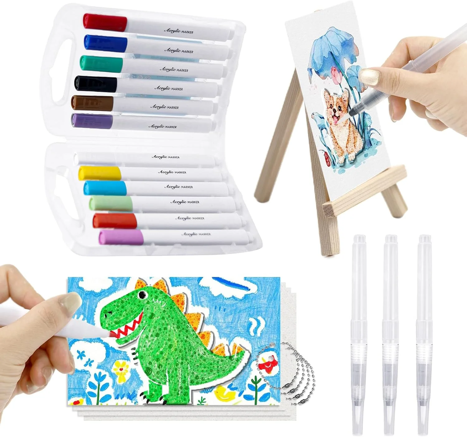 مجموعه نقاشی با بافت فوم سه بعدی GD HUA، رنگ پفی جادویی، کاغذ نقاشی بافت دار، کاغذ بافت فوم جادویی، کیت های هنری DIY و لوازم صنایع دستی کودکان، برای نقاشی دستی، هنر