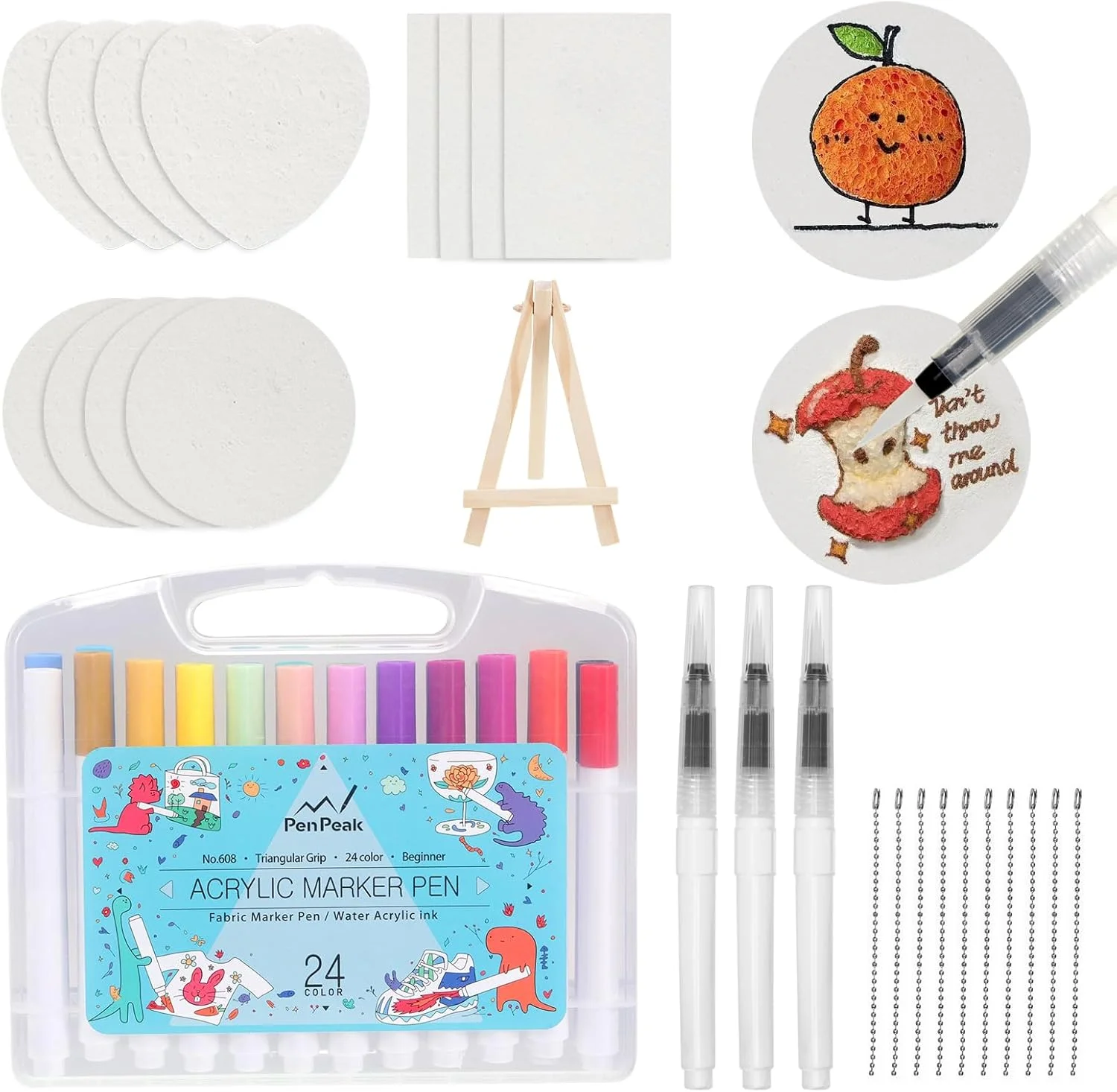 نقاشی پفی جادویی CIGTSICO، اسفنج بوم نقاشی سه بعدی، کیت نقاشی با بافت فوم جادویی، مناسب برای نقاشی، صنایع دستی کودکان، دکوراسیون DIY، هدایای دست ساز