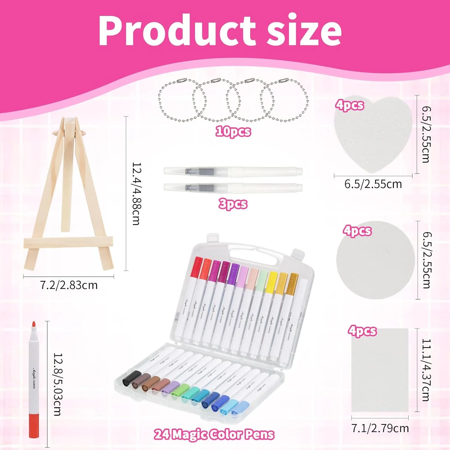 نقاشی پفی جادویی CIGTSICO، اسفنج بوم نقاشی سه بعدی، کیت نقاشی با بافت فوم جادویی، مناسب برای نقاشی، صنایع دستی کودکان، دکوراسیون DIY، هدایای دست ساز