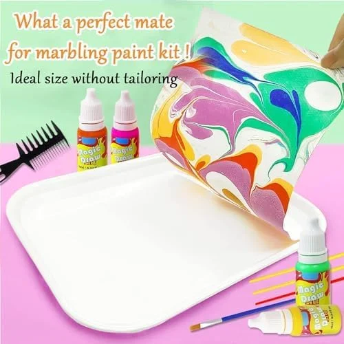 مجموعه هنر نقاشی روی آب آزونی برای کودکان، 12 رنگ، غیر سمی، مجموعه هنرهای خلاقانه، مناسب برای دختران و پسران 6 تا 12 سال، شامل کیت های هنری سایز A5 برای نقاشی روی آب