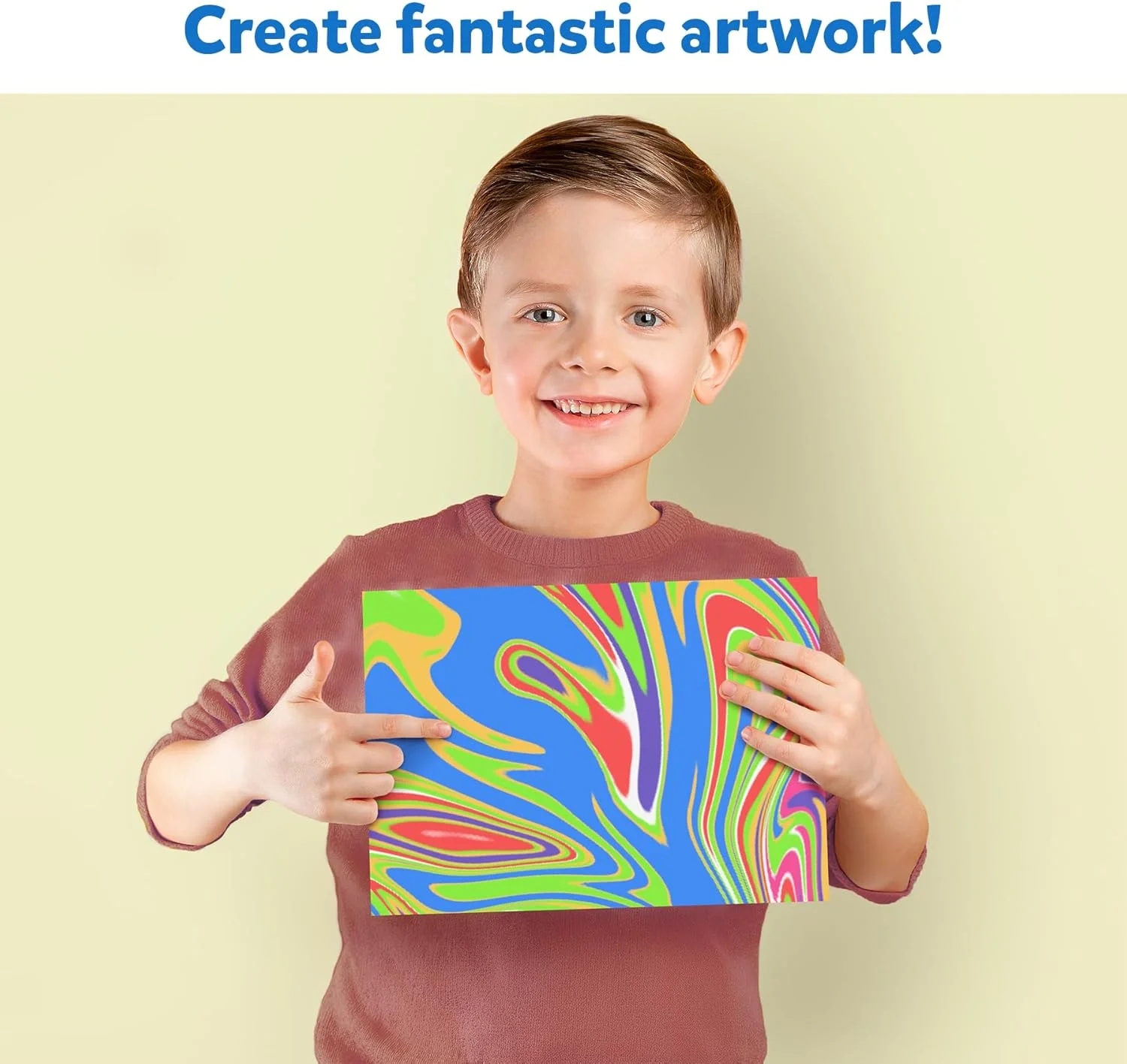 کیت رنگ آمیزی جادویی Skillmatics، کیت رنگ آمیزی روی آب برای کودکان، کیت های هنری و کاردستی، لوازم، فعالیت خلاقانه DIY، هدیه برای دختران و پسران 6، 7، 8، 9، 10، 11، 12 ساله، چند رنگ