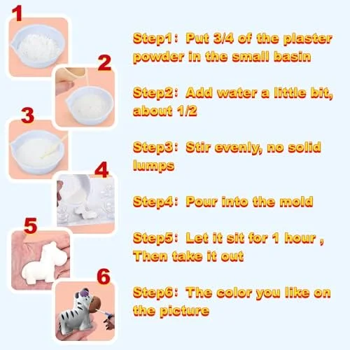 مجموعه نقاشی Goohomeey برای کاردستی کودکان، قالب گیری و رنگ آمیزی حیوانات خانگی زیبا، اسباب بازی هنری و کاردستی، کیت DIY (پرنسس)