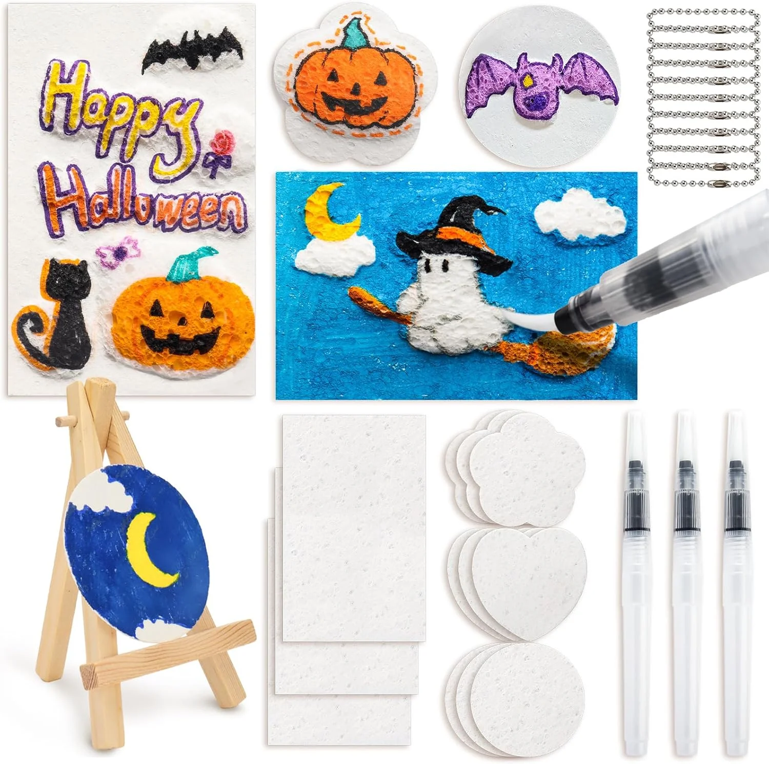 مجموعه ۲۶ عددی رنگ پفی جادویی Hanqing، اسفنج بوم جادویی طراحی سه بعدی، لوازم هنری برای کاردستی کودکان و قلم های طراحی حبابی