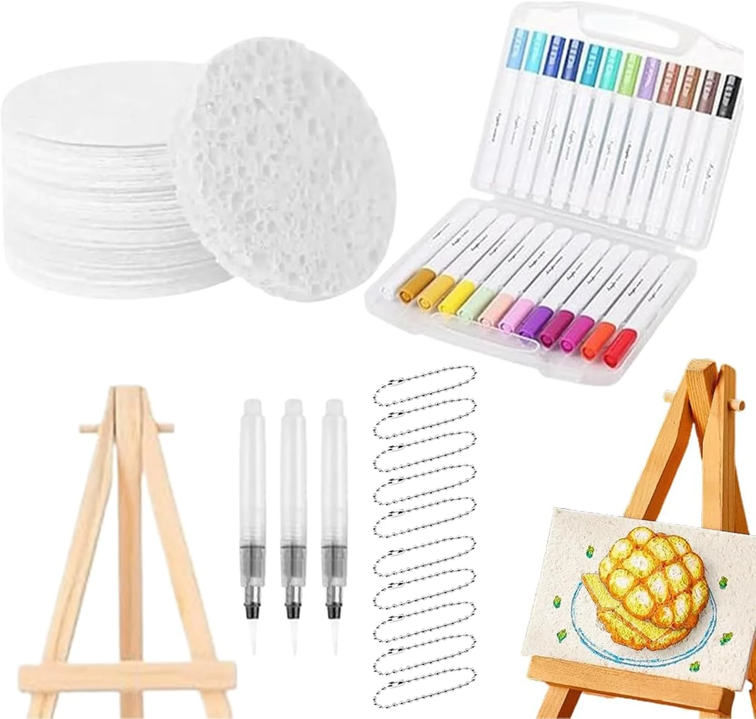 ست نقاشی با بافت فوم سه بعدی، مجموعه رنگ پفکی 12 رنگ، ست هنری پفکی برای کودکان، قلم های نقاشی حبابی خنده دار، مناسب دختران و پسران