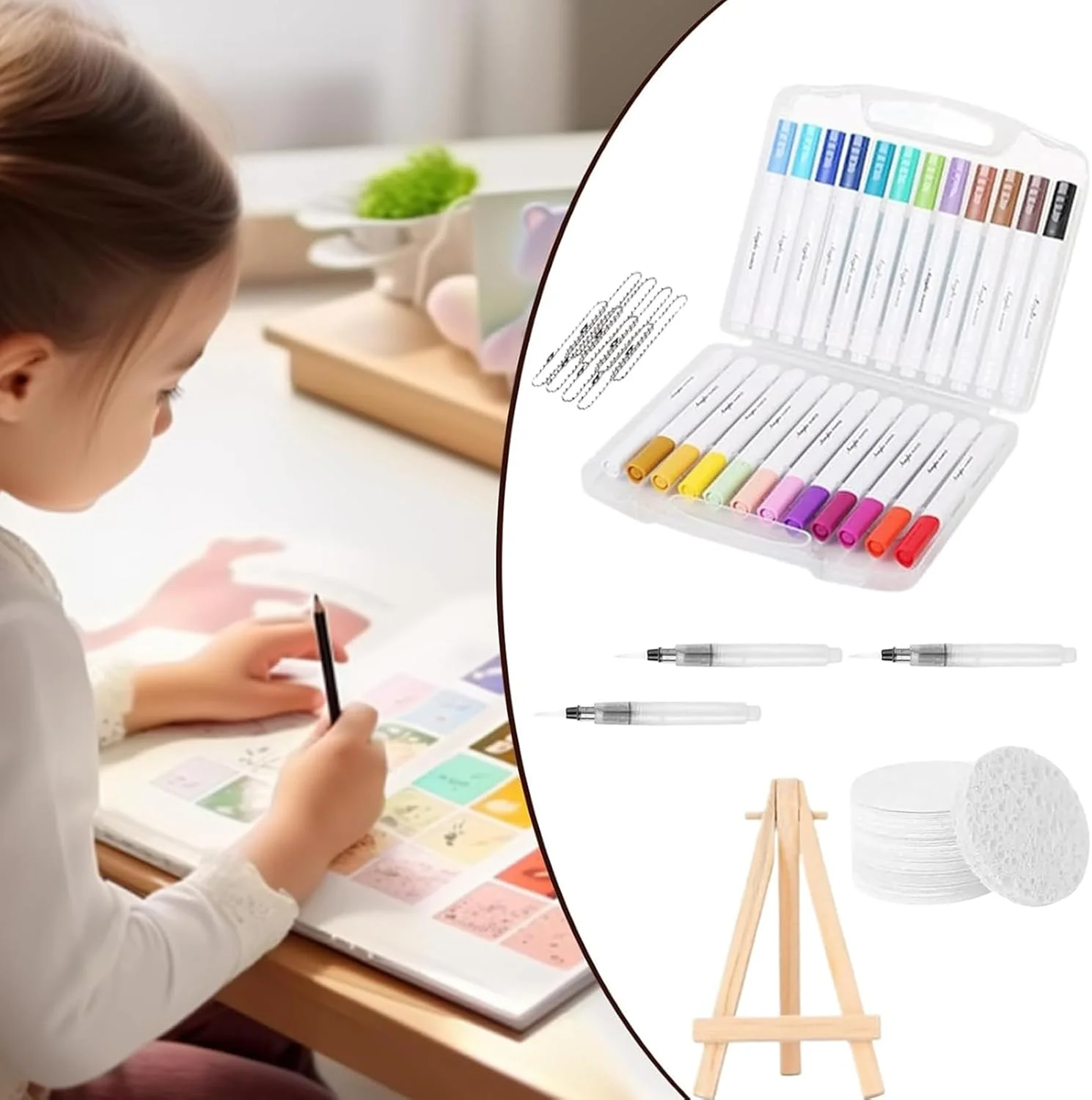 ست نقاشی با بافت فوم سه بعدی، مجموعه رنگ پفکی 12 رنگ، ست هنری پفکی برای کودکان، قلم های نقاشی حبابی خنده دار، مناسب دختران و پسران