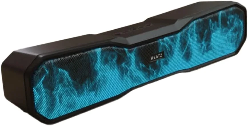 ساندبار دیسکویی Heatz ZS29، اسپیکر بلوتوثی 16 واتی با بیس قوی، نورهای RGB، شارژ سریع Type-C، کارت SD، درگاه USB، جک AUX، مشکی