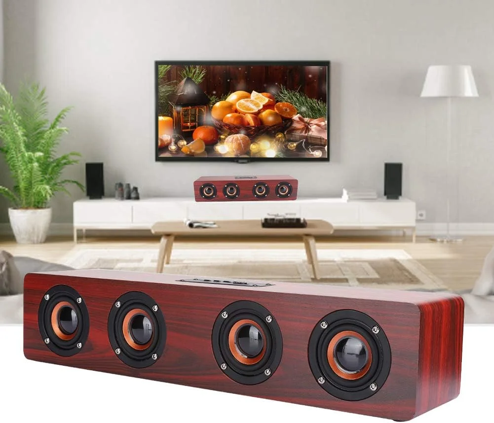 اسپیکر نواری برای تلویزیون، اسپیکر 12 واتی با ساب ووفر، صدای فراگیر 360 درجه، بلوتوث 4.2، سینمای خانگی، پورت 3.5 میلی متری، AUX، برای تلفن، تبلت، کامپیوتر اسپیکر نواری برای تلویزیون، اسپیکر 12 واتی با ساب ووفر، صدای فراگیر 360 درجه، بلوتوث 4.2، سینمای خانگی، پورت 3.5 میلی متری، AUX، برای تلفن، تبلت، کامپیوتر