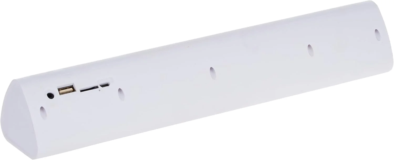 اسپیکر نواری صدا با بلندگوهای بلوتوثی دارای باتری ۱۲۰۰ میلی آمپر ساعتی (۲x۳ وات)