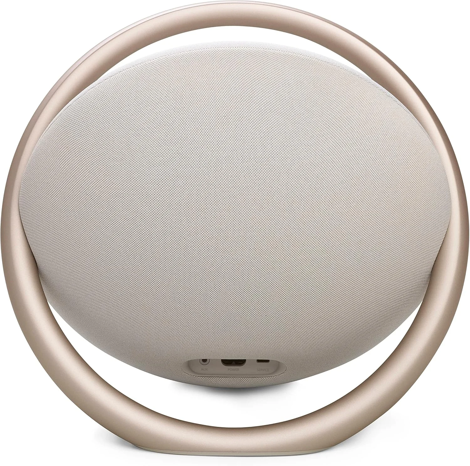 اسپیکر بلوتوث استریو قابل حمل Harman Kardon Onyx Studio 8، صدای برتر، طراحی ظریف، تنظیم خودکار، 8 ساعت عمر باتری، مواد سازگار با محیط زیست، میکروفون دوگانه داخلی - شامپاین، HKOS8CPNUK