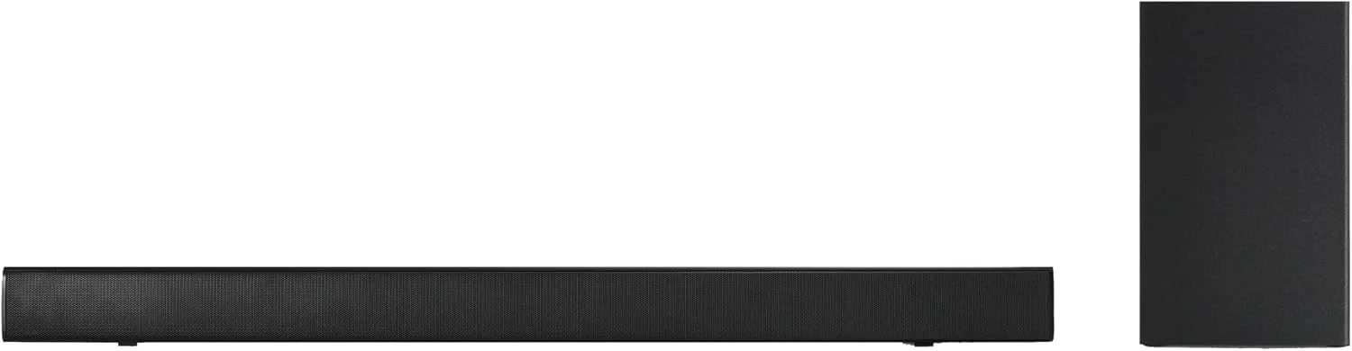 سیستم صوتی پاناسونیک SC-HTB150 (بی سیم و با سیم، ساب ووفر بی سیم، 2.1 کانال، بلندگوی ساندبار، 100 وات، Bass Reflex، HDMI)، مشکی