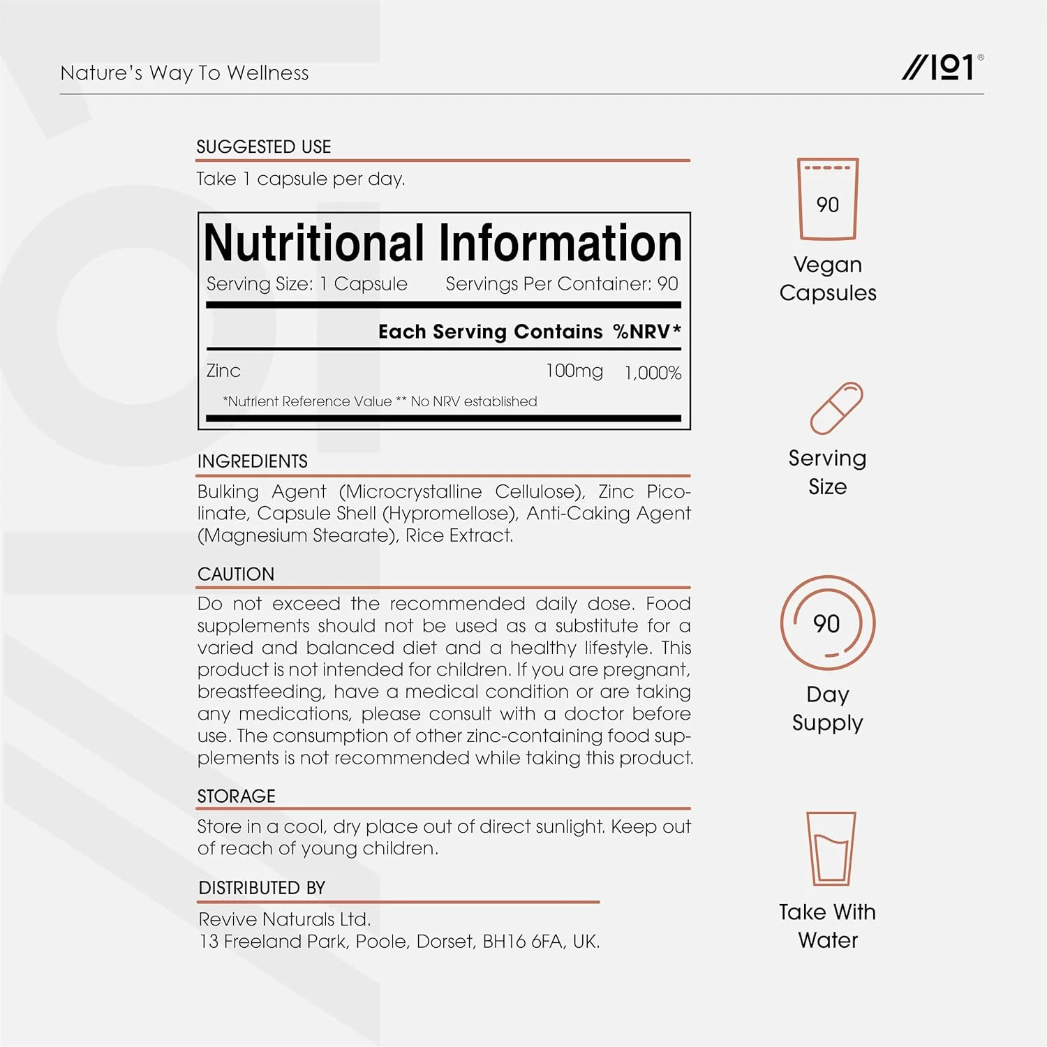 پیکولینات روی 100 میلی گرم - پشتیبانی از سیستم ایمنی - 90 کپسول گیاهی (3 ماه تامین) - کیسه قابل بازیافت و دارای قابلیت بستن مجدد توسط Alpha01
