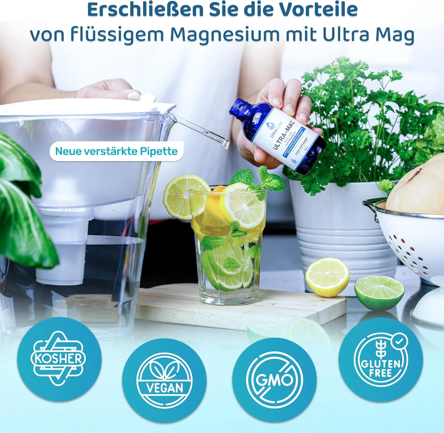 مکمل منیزیم یونی الترا لایت الترا مگ – مکمل غذایی 118 میلی لیتری – مواد معدنی مایع غلیظ 400 میلی گرم – کاهش خستگی و کوفتگی – پشتیبانی از تعادل الکترولیت و عملکرد عضلات