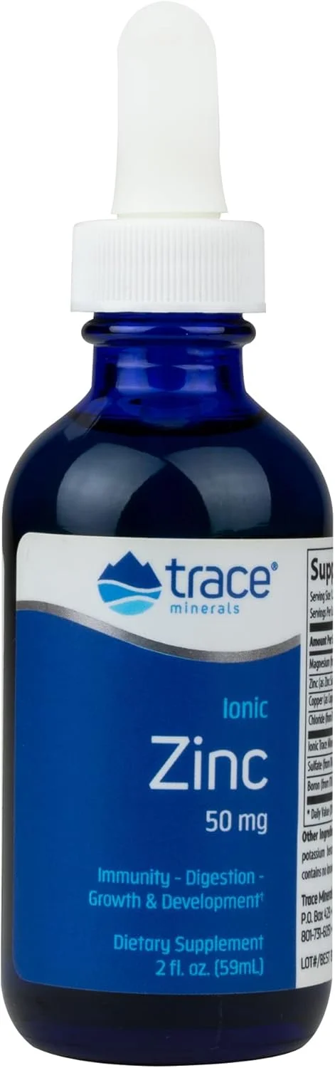 روی یونی Trace Minerals Research (50 میلی گرم، 2 اونس مایع، 59 میلی لیتر) روی یونی Trace Minerals Research (50 میلی گرم، 2 اونس مایع، 59 میلی لیتر)
