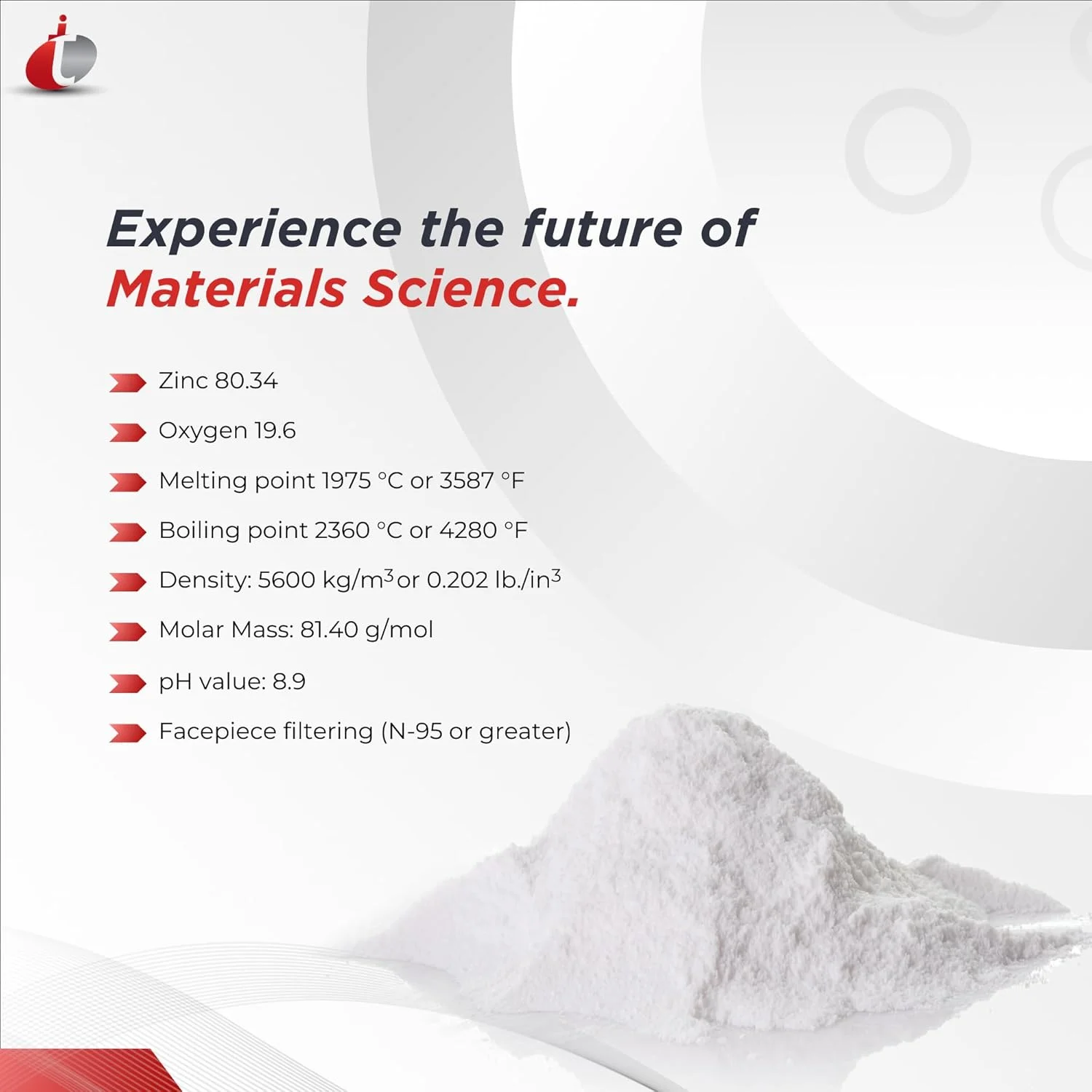 نانوذرات اکسید روی (50 گرم)