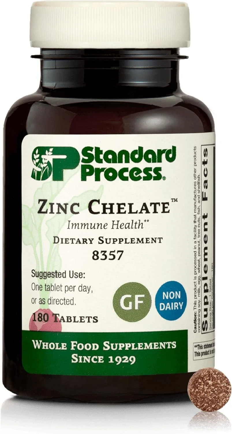 مکمل غذایی روی (زینک) چیلیت - پشتیبانی از هضم غذا، سلامت پوست، حاوی ریشه چغندر و روی - 180 قرص