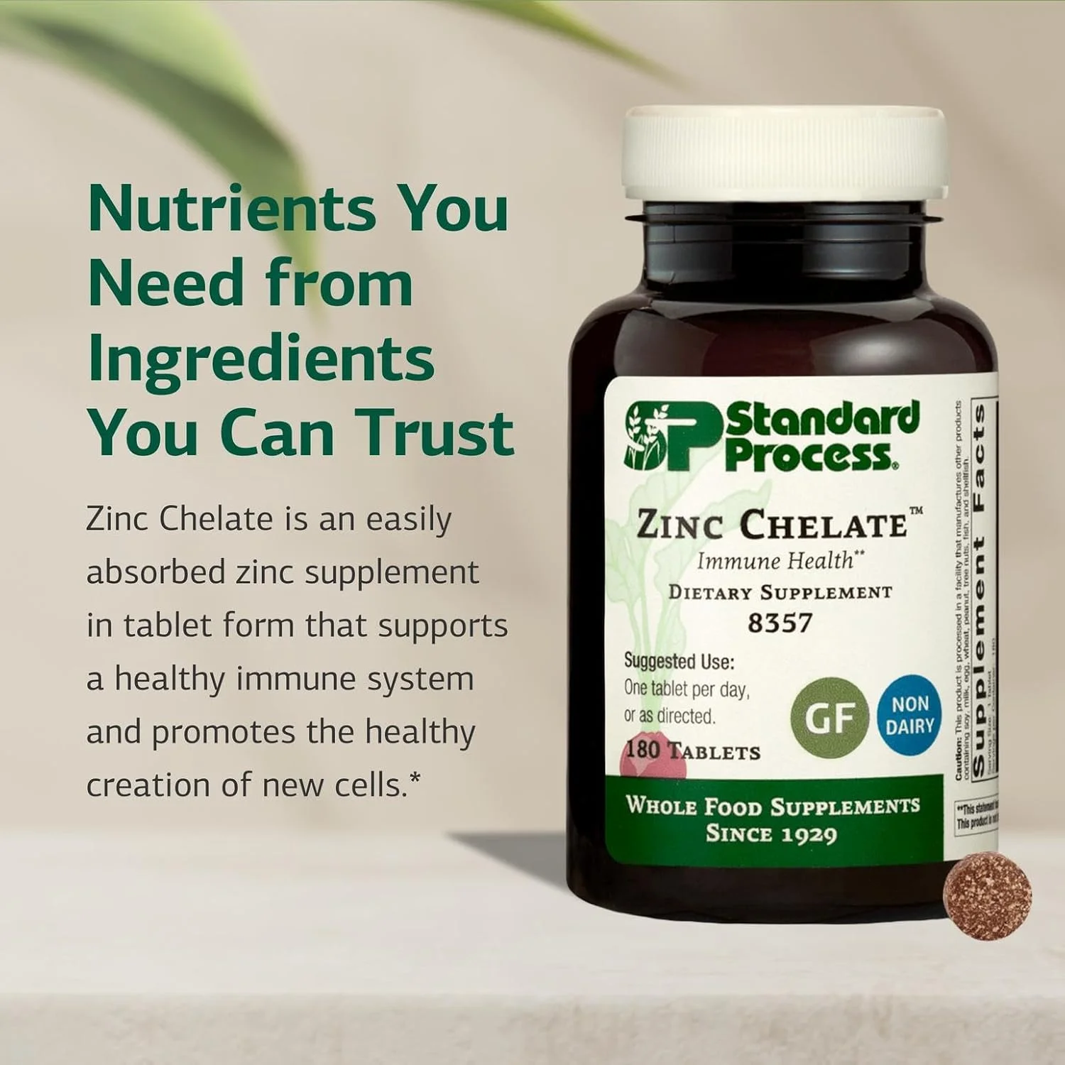 مکمل غذایی روی (زینک) چیلیت - پشتیبانی از هضم غذا، سلامت پوست، حاوی ریشه چغندر و روی - 180 قرص مکمل غذایی روی (زینک) چیلیت - پشتیبانی از هضم غذا، سلامت پوست، حاوی ریشه چغندر و روی - 180 قرص