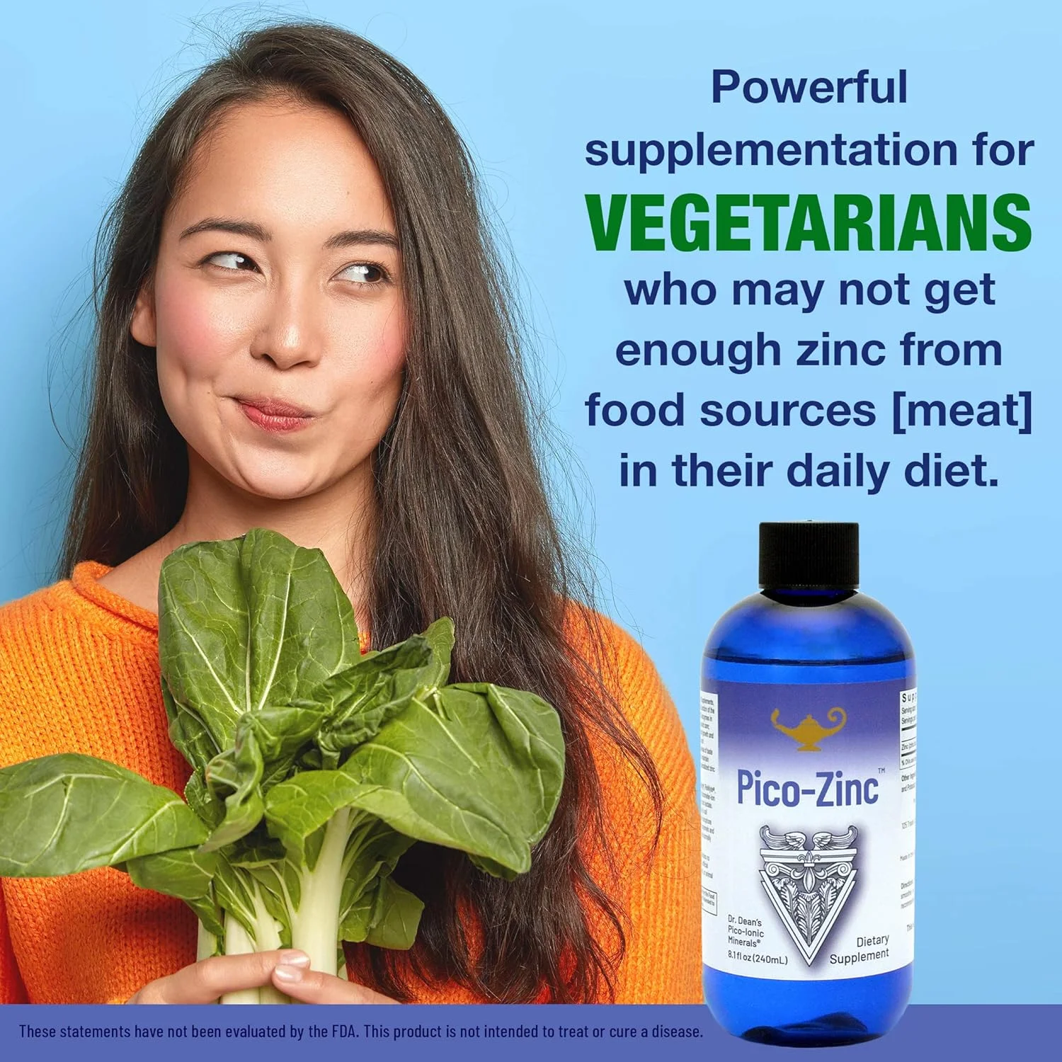 RnA ReSet - پیکو-زینک، محلول پیکومتری زینک، تقویت سیستم ایمنی، گوارش، پوست، مو و سلامتی کامل بدن - 240 میلی لیتر