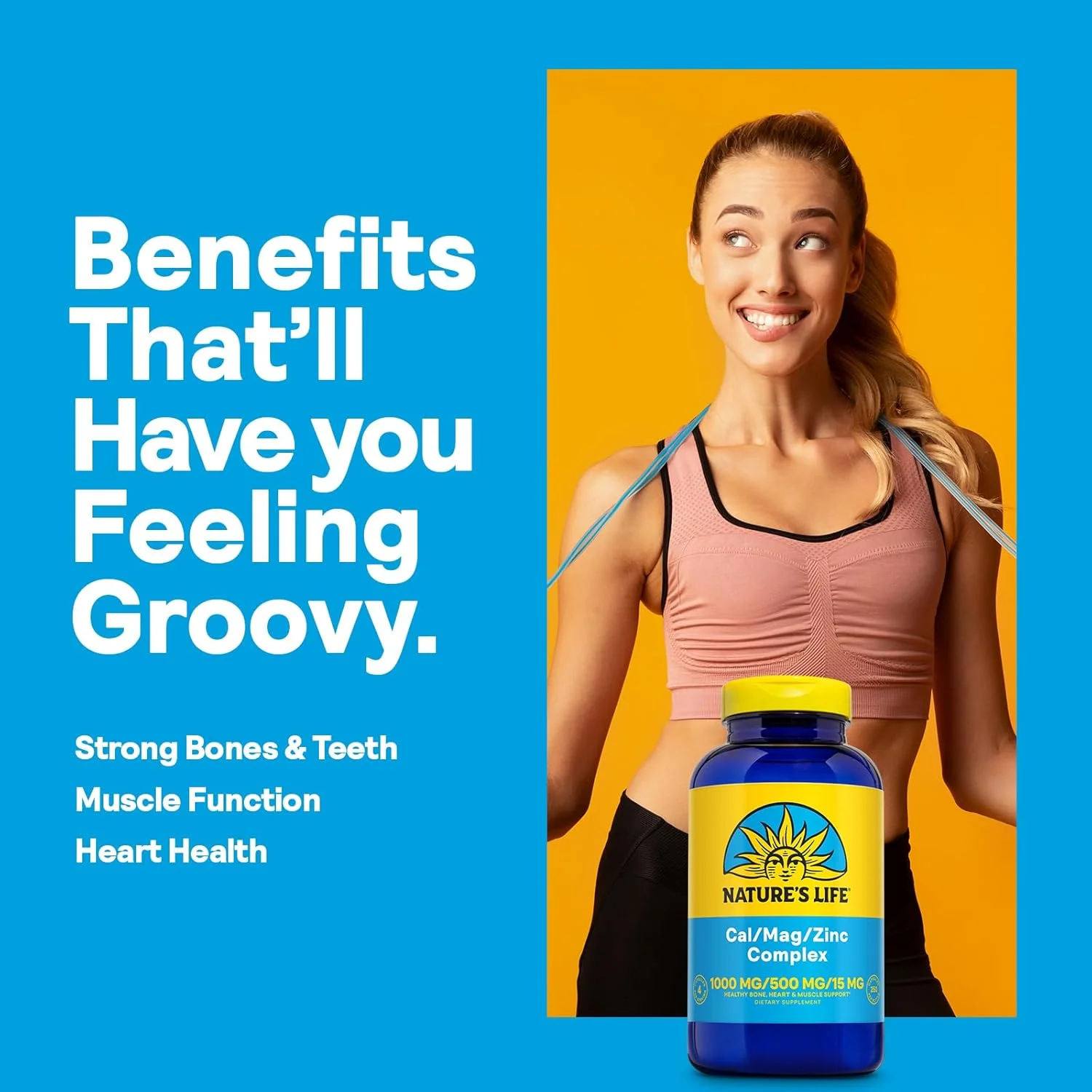 Nature's Life - کمپلکس کلسیم، منیزیم، روی، 250 کپسول Nature's Life - کمپلکس کلسیم، منیزیم، روی، 250 کپسول