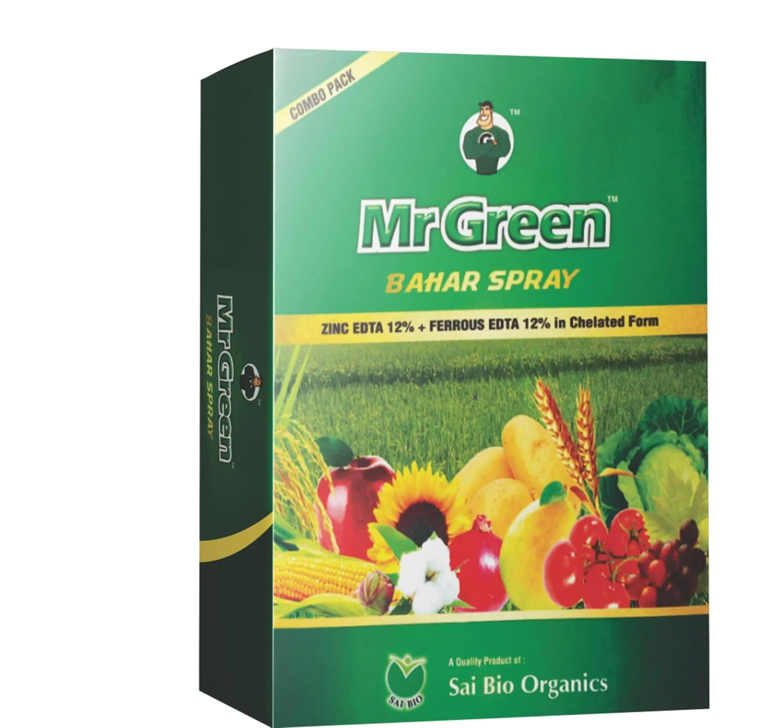 اسپری بهار MR. GREEN - ترکیبی از ۱۲٪ زینک EDTA + ۱۲٪ آهن EDTA برای بهبود رشد گیاه | ۱۵۰ گرمی | اسپری بهار MR. GREEN - ترکیبی از ۱۲٪ زینک EDTA + ۱۲٪ آهن EDTA برای بهبود رشد گیاه | ۱۵۰ گرمی |