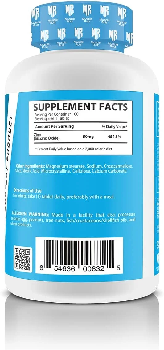 زینک 50 میلی گرم Musclerulz