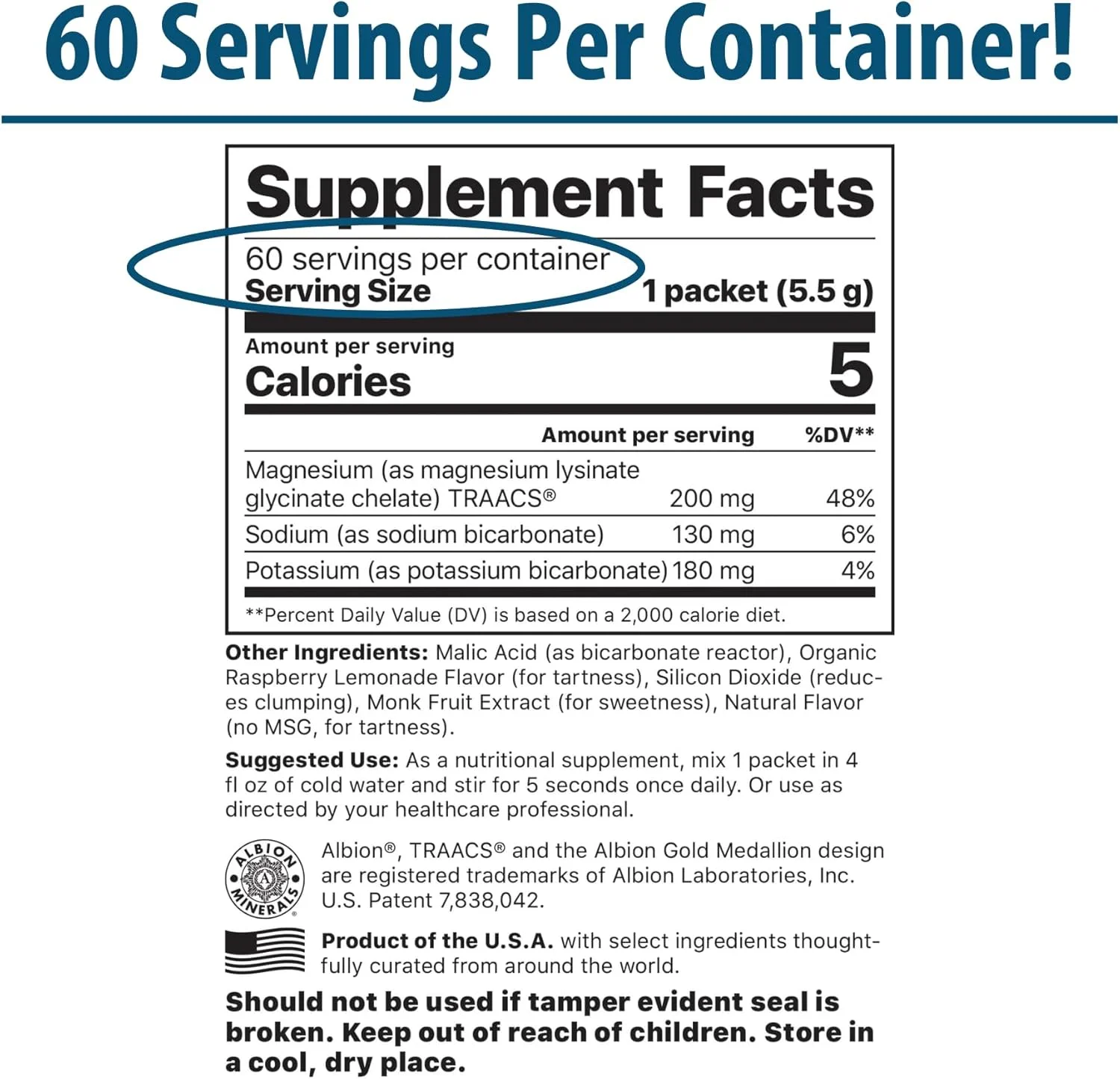 پودر مکمل منیزیم گلیسینات آرام‌بخش و سریع الاثر Jigsaw Health MagSoothe با طعم تمشک و لیمو - 60 سروینگ (بسته)