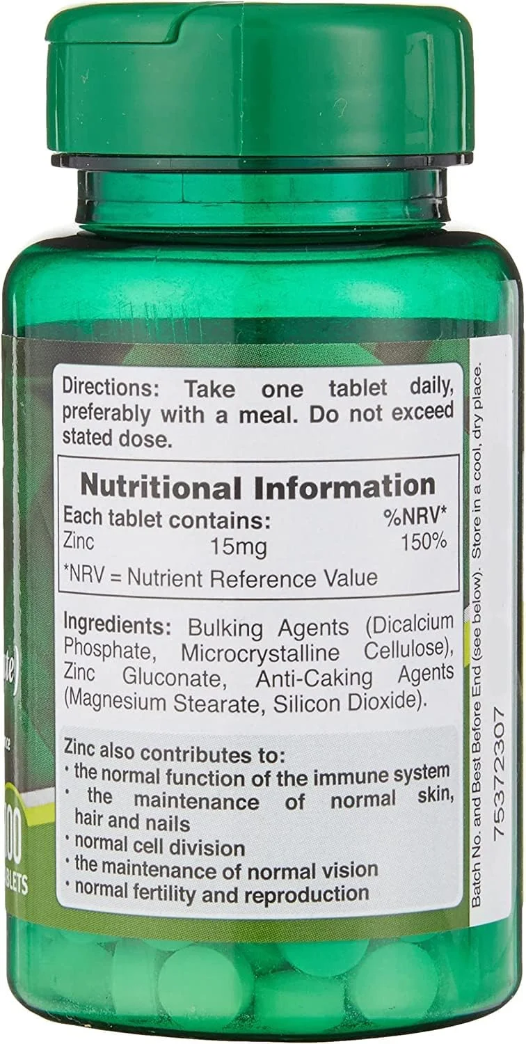 گلوکونات روی با قدرت بالا هلند اند بارت (15 میلی گرم) گلوکونات روی با قدرت بالا هلند اند بارت (15 میلی گرم)