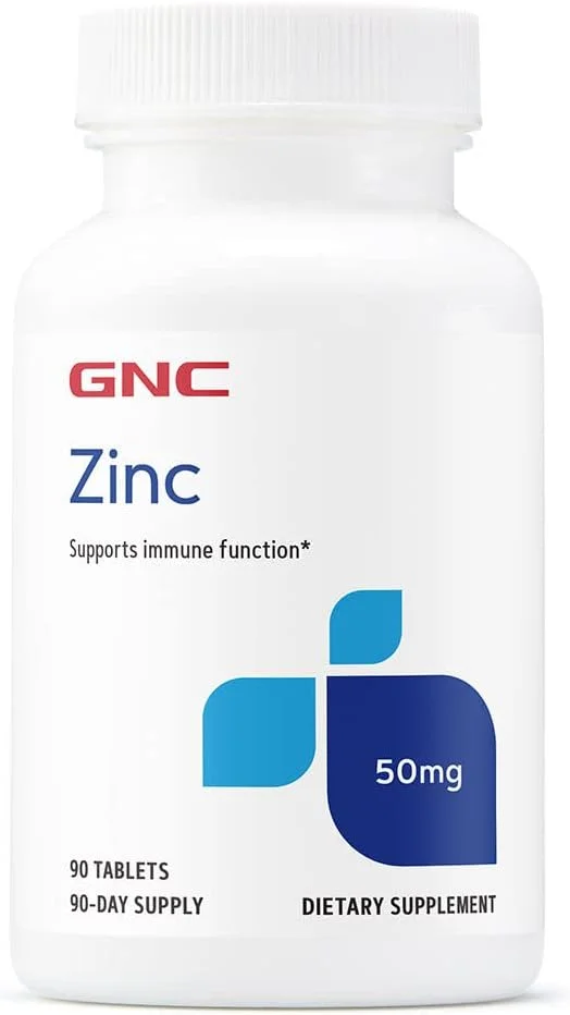 قرص های زینک 50 میلی گرم GNC - 90 عدد