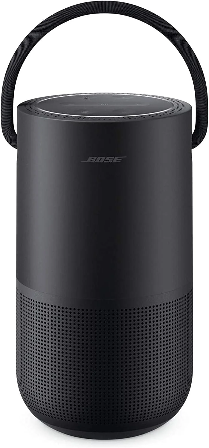 اسپیکر هوشمند قابل حمل Bose؛ طراحی ضد آب با صدای فراگیر 360 درجه؛ بلوتوث؛ Wi-Fi و Airplay 2 - مشکی تریپل