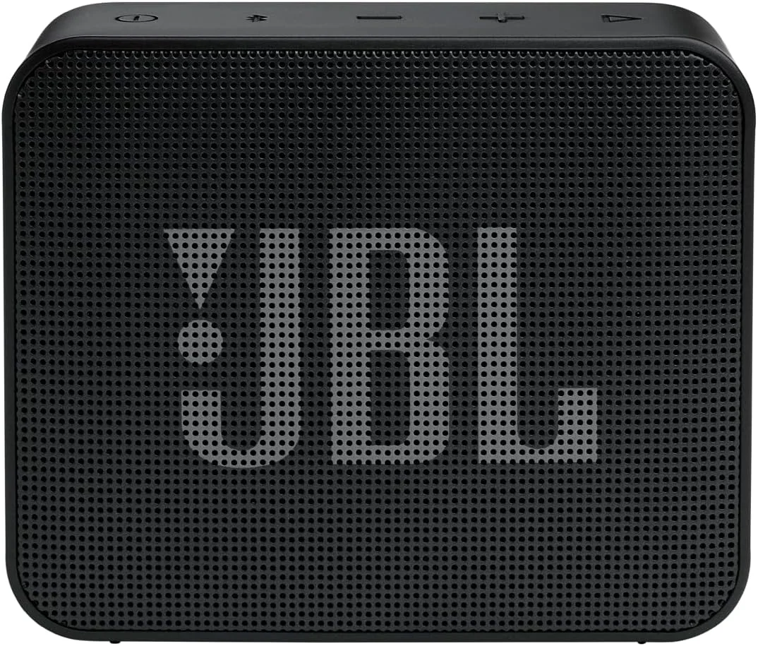 اسپیکر بلوتوثی قابل حمل و ضدآب JBL Go Essential، صدای حرفه‌ای اورجینال JBL، صدای بزرگ و بیس غنی، دارای استاندارد IPX7، پخش بی‌سیم، 5 ساعت پخش مداوم - مشکی