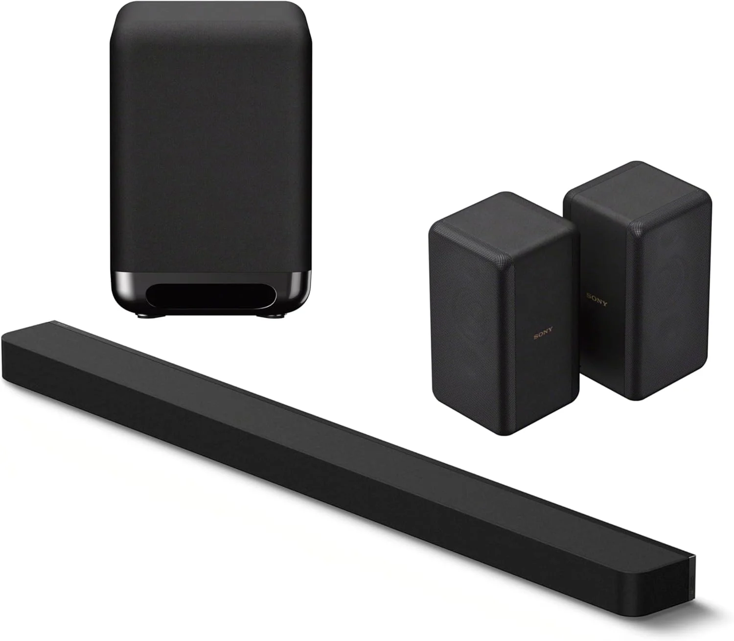 سیستم ساندبار فراگیر Sony HT-A9000 با ساب ووفر قدرتمند SA-SW5 و بلندگوهای پشتی شفاف SA-RS3S | تجربه صوتی سینمایی در خانه