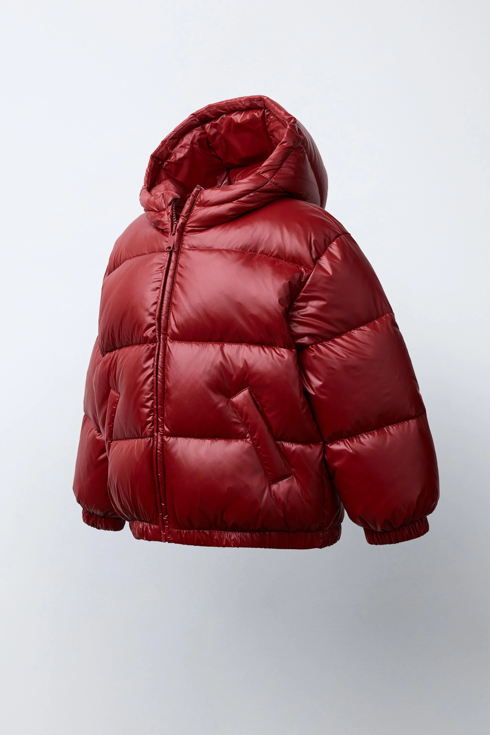 کاپشن پفی ضد آب و ضد باد با ۵۰٪ پر و ۵۰٪ کرک به همراه کلاه