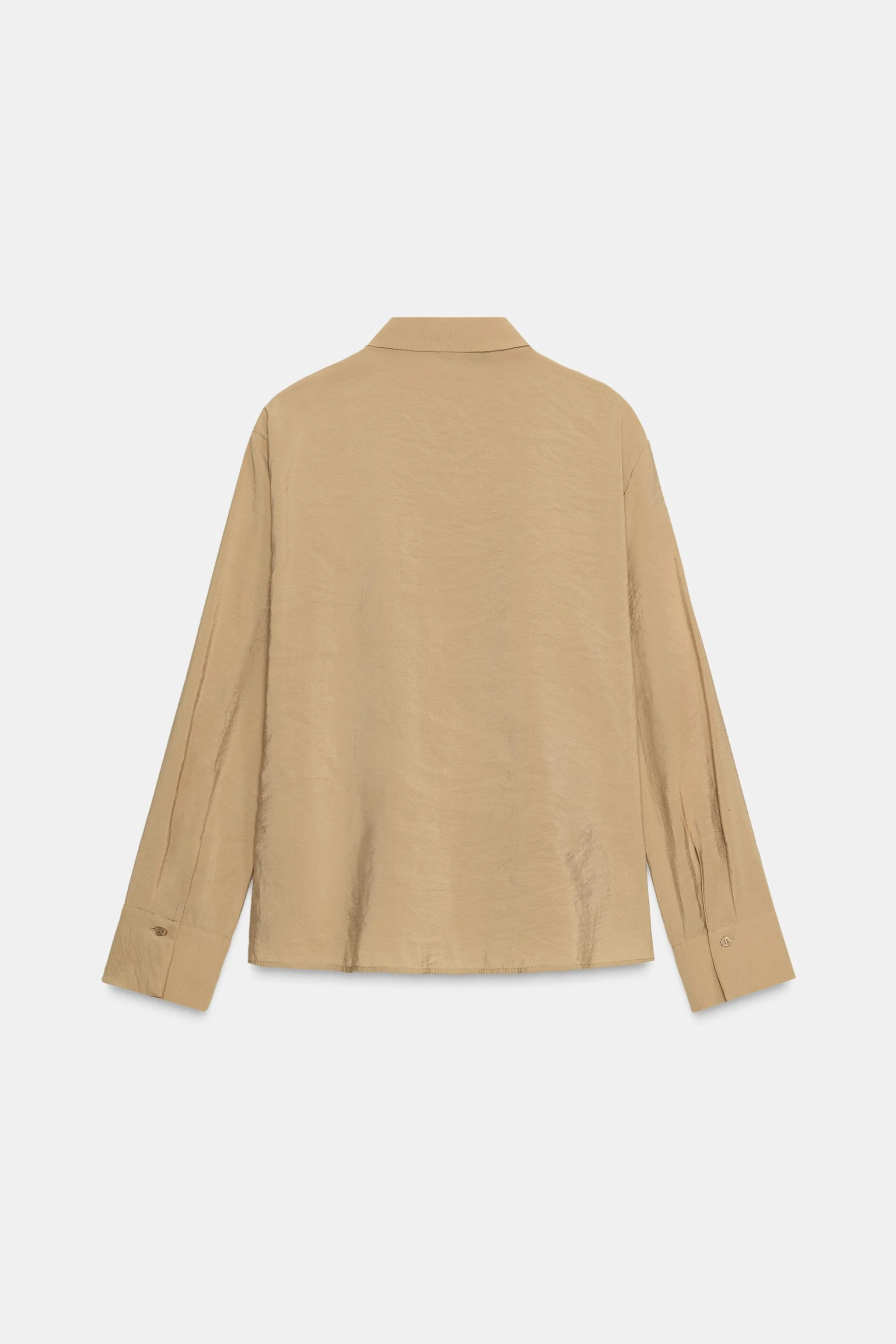 پیراهن آستین بلند یقه دار با جزئیات گره ای در جلو و دکمه دار پیراهن آستین بلند یقه دار با جزئیات گره ای در جلو و دکمه دار