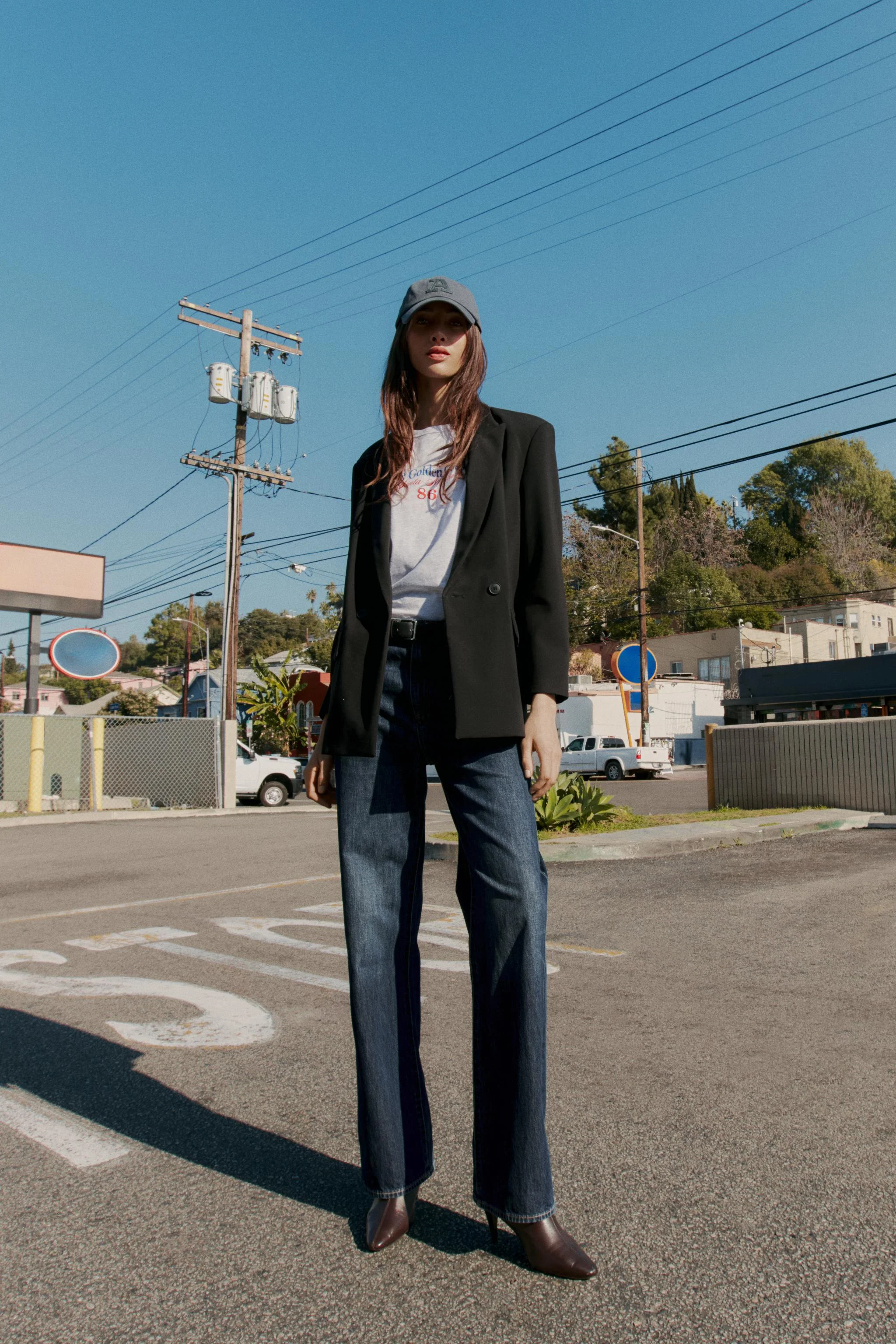 بلیزر اورسایز دکمه دوبل بلیزر اورسایز دکمه دوبل