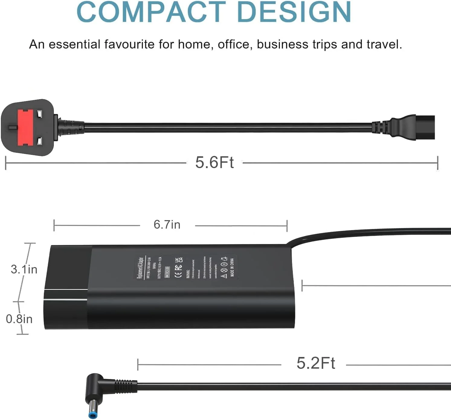 آداپتور برق 280 واتی 20 ولت 14 آمپر جایگزین سازگار با HP ZBook 17 G8 Series Omen 15 17 Zbook 15 17 Pavilion Gaming 15 17 Envy 15 2020 TPN-LA27 TPN-CA26 M94073-001 M95376-001 آداپتور برق 280 واتی 20 ولت 14 آمپر جایگزین سازگار با HP ZBook 17 G8 Series Omen 15 17 Zbook 15 17 Pavilion Gaming 15 17 Envy 15 2020 TPN-LA27 TPN-CA26 M94073-001 M95376-001