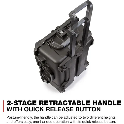 کیف دوربین سخت چرخ دار نانوک 955 مدل Pro Photo Kit (مشکی، 62.5 لیتر)