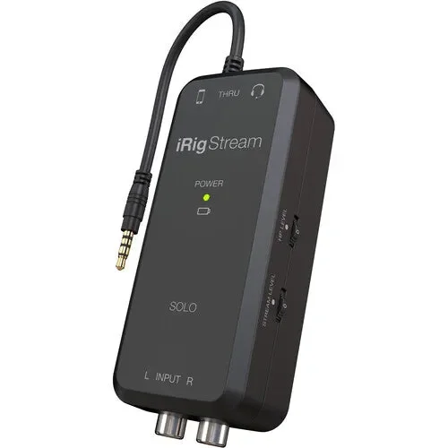 اینترفیس صوتی فوق فشرده IK Multimedia iRig Stream Solo 3x1 TRRS برای تلفن های هوشمند و تبلت ها اینترفیس صوتی فوق فشرده IK Multimedia iRig Stream Solo 3x1 TRRS برای تلفن های هوشمند و تبلت ها