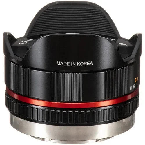 لنز 7.5mm f/3.5 UMC Fisheye MFT سام یانگ - مشکی