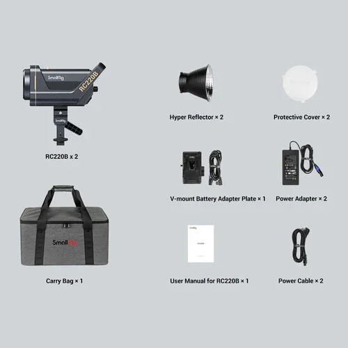کیت دو تایی نور مونو لایت ال ای دی دو رنگ SmallRig RC 220B