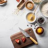 پس زمینه دو طرفه V-FLAT WORLD Duo-Board (مرمر اونیکس / مرمر آلپاین، 60x60 سانتی متر)