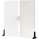 پس زمینه دو طرفه V-FLAT WORLD Duo-Board (بتن خام / گچ قدیمی، 60x60 سانتی متر)