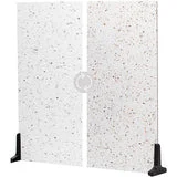 پس زمینه دو طرفه V-FLAT WORLD Duo-Board (Terrazzo A / Terrazzo B، 60x60 سانتی متر)